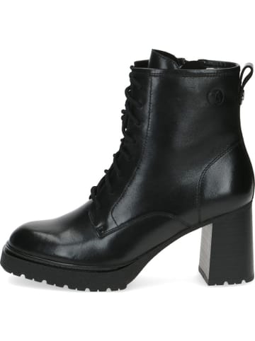 Caprice Leder-Stiefeletten in Schwarz