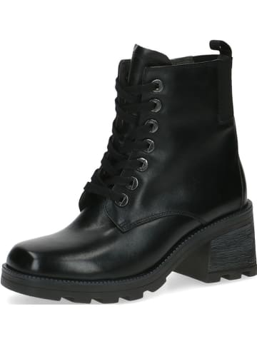 Caprice Leder-Stiefeletten in Schwarz