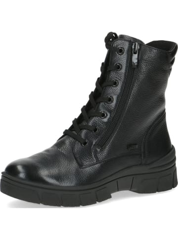 Caprice Leder-Boots in Schwarz