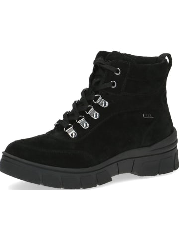 Caprice Leder-Boots in Schwarz