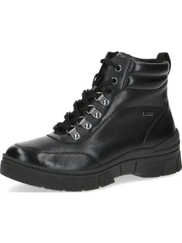 Caprice Leder-Boots in Schwarz