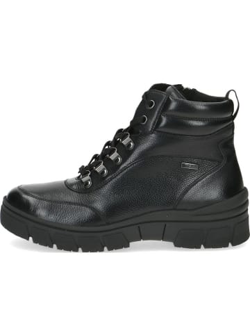 Caprice Leder-Boots in Schwarz