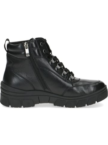 Caprice Leder-Boots in Schwarz