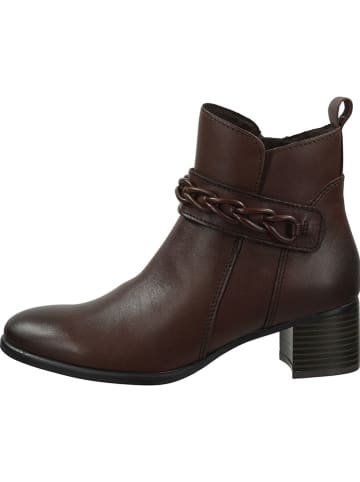 Marco Tozzi Leder-Stiefeletten in Braun