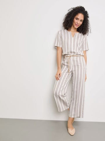 Gerry Weber Hose in Weiß/ Hellbraun