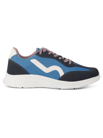 Regatta Sneakersy "Marine Retro" w kolorze granatowo-błękitnym
