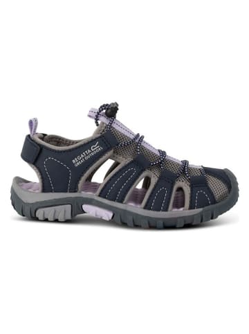 Regatta Halbsandalen ''Westshore'' in Beige/ Dunkelblau/ Lila