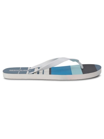 Regatta Teenslippers "Bali" blauw/wit