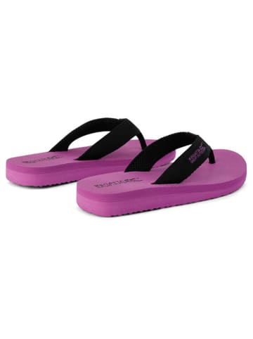 Regatta Teenslippers "Catarina" zwart/paars