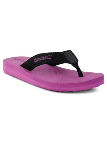 Regatta Teenslippers "Catarina" zwart/paars