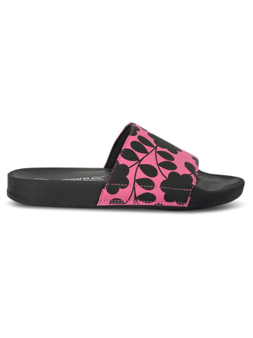 Regatta Pantoletten "Orla" in Schwarz/ Pink