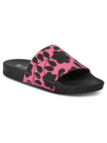 Regatta Pantoletten "Orla" in Schwarz/ Pink