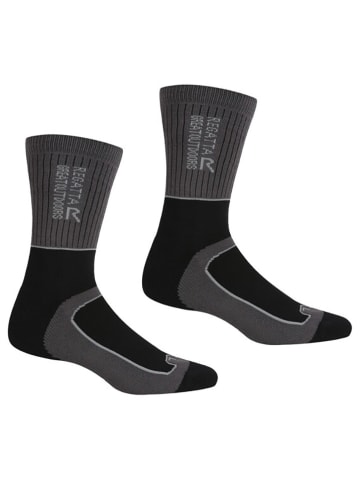 Regatta Wandersocken "Samaris 2" in Schwarz/ Grau