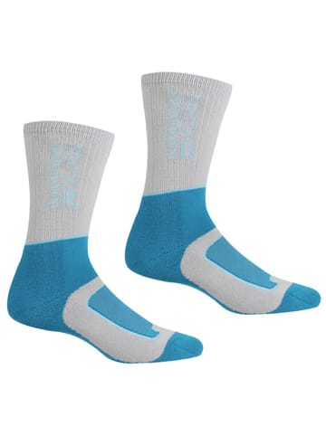 Regatta Wandersocken "Samaris 2" in Grau/ Hellblau