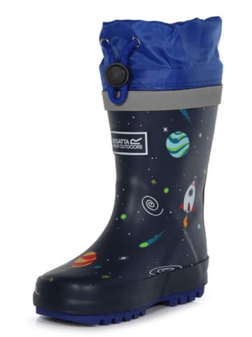 Regatta Kalosze "PeppaSplash Welly" w kolorze granatowo-niebieskim
