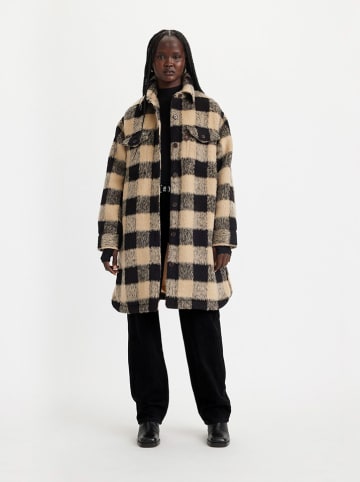 Levi´s Hemdmantel "Lola" in Beige/ Schwarz