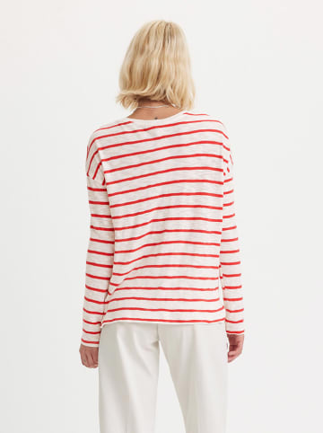 Levi´s Longsleeve "Margot" in Weiß/ Rot