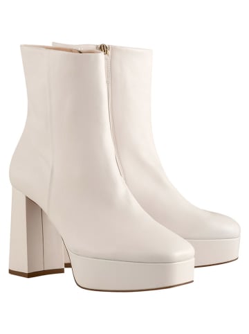 Högl Leder-Stiefeletten "Nora" in Creme