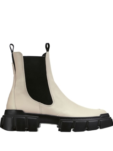 Högl Leder-Chelsea-Boots "Adventure" in Schwarz/ Beige