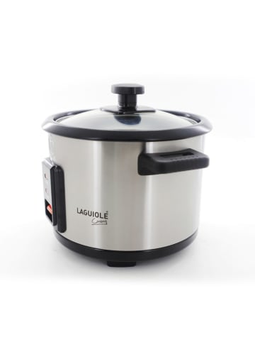 Laguiole Reiskocher in Silber/ Schwarz - 1,5 l