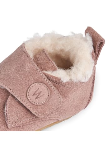 Wheat Leder-Hausschuhe in Rosa