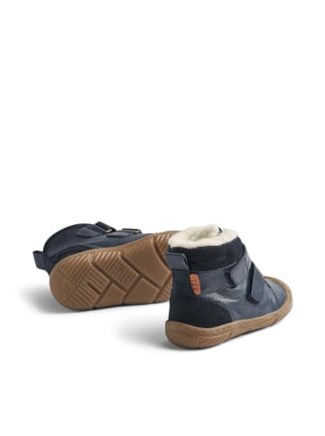 Wheat Leder-Winterboots in Dunkelblau