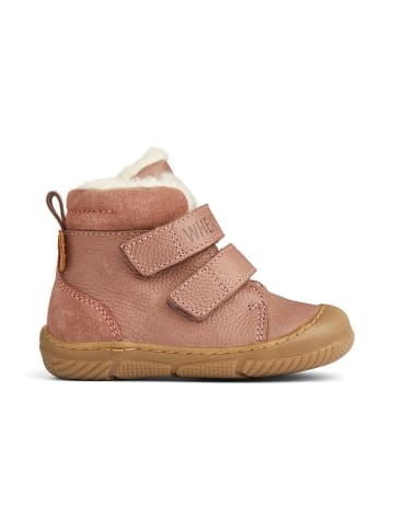 Wheat Leder-Winterboots in Rosa