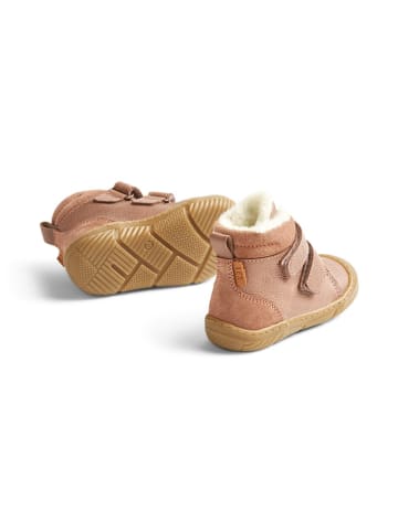 Wheat Leder-Winterboots in Rosa