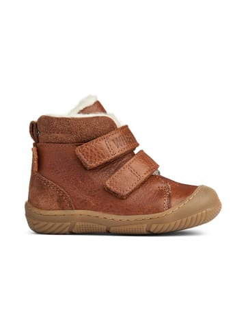 Wheat Leder-Winterboots in Hellbraun