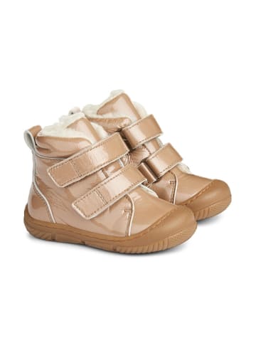 Wheat Leren winterboots beige