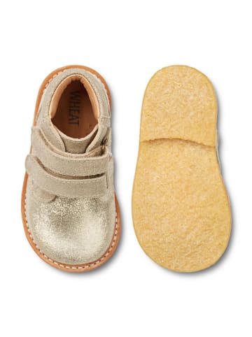 Wheat Leder-Boots in Gold