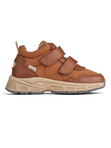 Wheat Leren sneakers lichtbruin