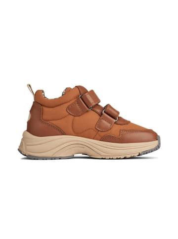 Wheat Leren sneakers lichtbruin