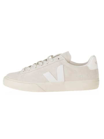 Veja Skórzane sneakersy "Campo" w kolorze beżowo-białym