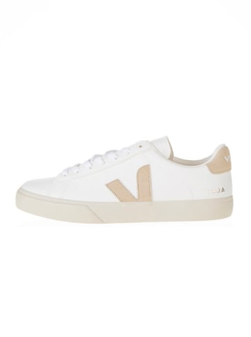 Veja Leder-Sneakers "Campo" in Weiß/ Beige