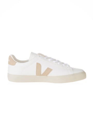 Veja Leder-Sneakers "Campo" in Weiß/ Beige