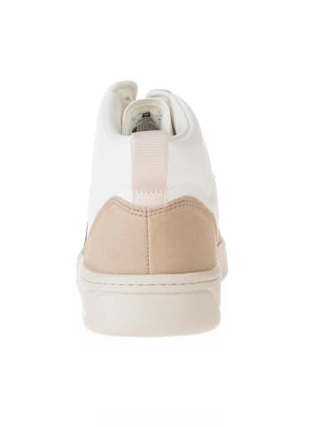 Veja Leder-Sneakers "V 15" in Weiß/ Beige/ Schwarz