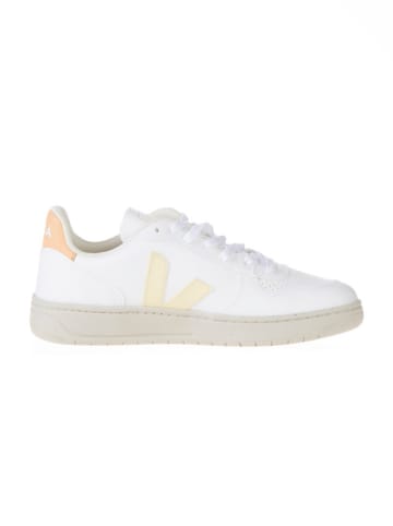 Veja Sneakers "V 10" wit/oranje