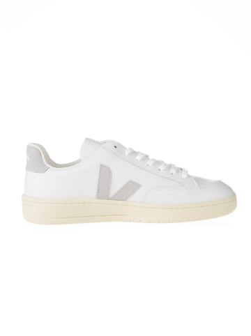 Veja Leren sneakers "V 12" wit/grijs