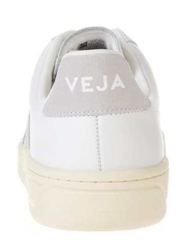 Veja Leren sneakers "V 12" wit/grijs