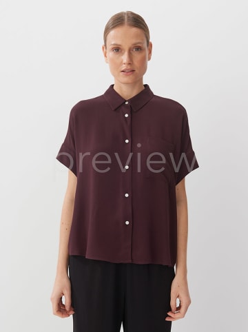 Someday Bluse in Aubergine