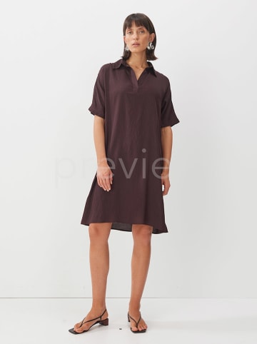 Someday Kleid in Aubergine