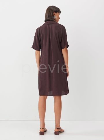 Someday Jurk auberginekleurig