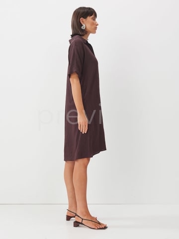 Someday Jurk auberginekleurig