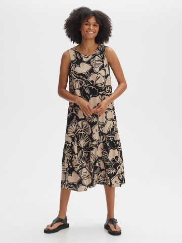 OPUS Kleid in Schwarz/ Beige
