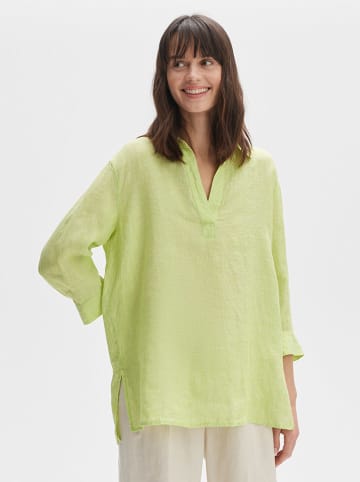 OPUS Linnen blouse groen