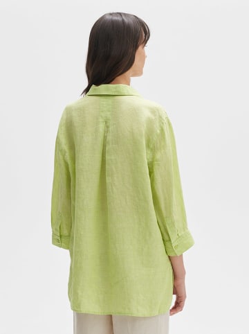 OPUS Linnen blouse groen