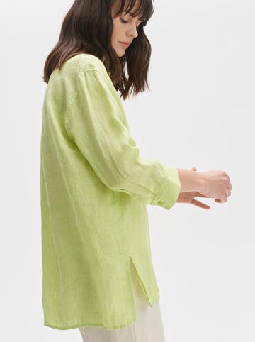 OPUS Linnen blouse groen