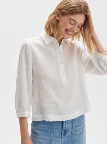 OPUS Bluse in Weiß