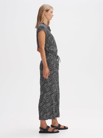 OPUS Jumpsuit zwart/wit